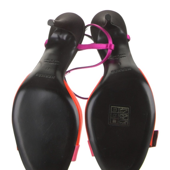 Hermès Cocktail Satin Slingbacks - Picture 3 of 8